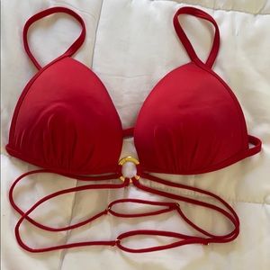 Venus red strappy bathing suit